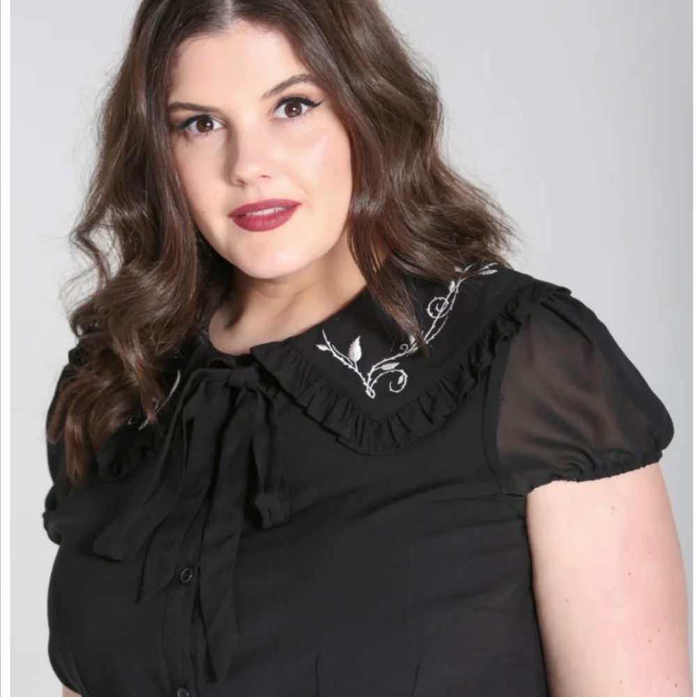 EUC Hell Bunny Ivies Blouse Size 4x